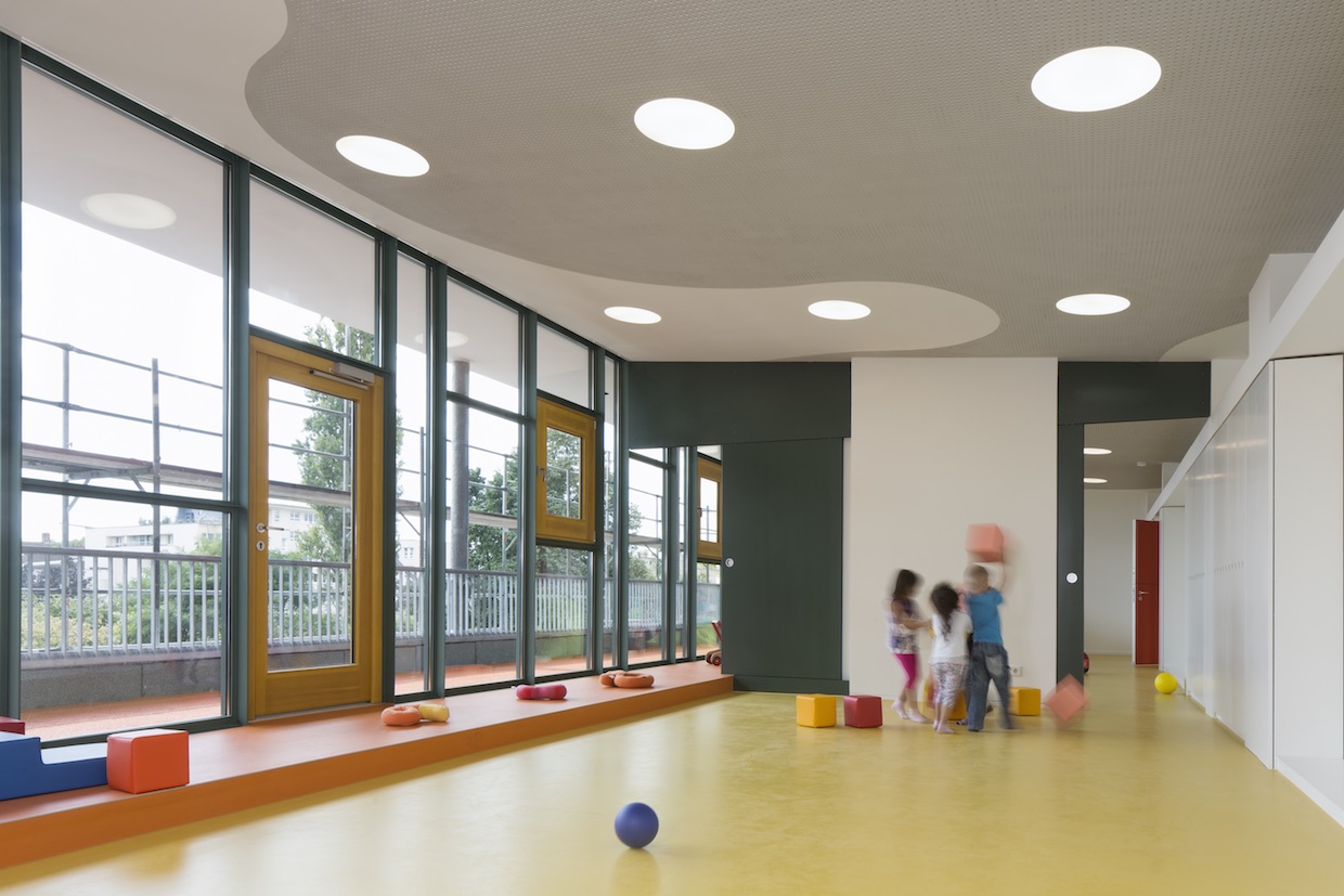 DEU, Berlin, 2014 Kita in Berlin Reinickendorf, Architekten: Chestnutt und Niess, Bildtechnik: KB-Digital