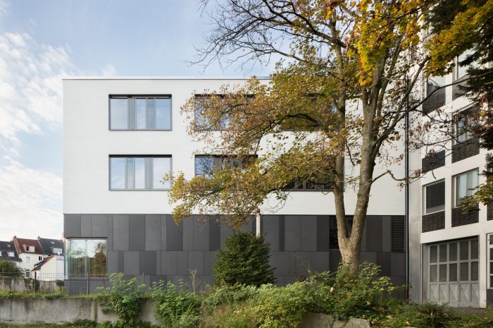 DEU, Köln 10/2019, Chestnutt Niess Architekten, Erweiterungsbau Genoveva- Gymnasium, Köln Bildtechnik: Digital-KB