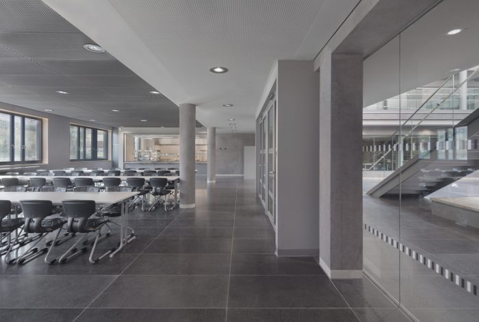 DEU, Köln 10/2019, Chestnutt Niess Architekten, Erweiterungsbau Genoveva- Gymnasium, Köln Bildtechnik: Digital-KB