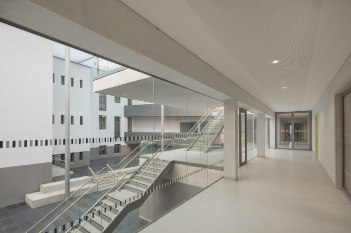 DEU, Köln 10/2019, Chestnutt Niess Architekten, Erweiterungsbau Genoveva- Gymnasium, Köln Bildtechnik: Digital-KB